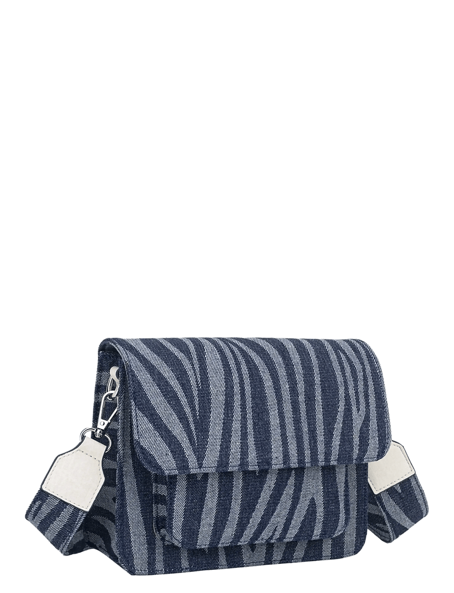 HVISK - CAYMAN POCKET DENIM - umhängetaschen - navy zebra - 2