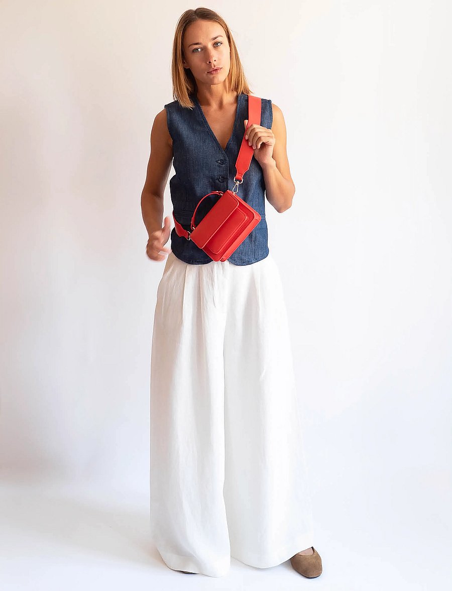 HVISK - RENEI SOFT STRUCTURE - hverdags stil - red coral - 0