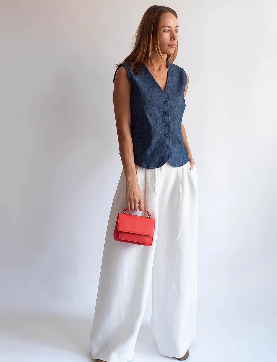 HVISK - RENEI SOFT STRUCTURE - hverdags stil - red coral - 4