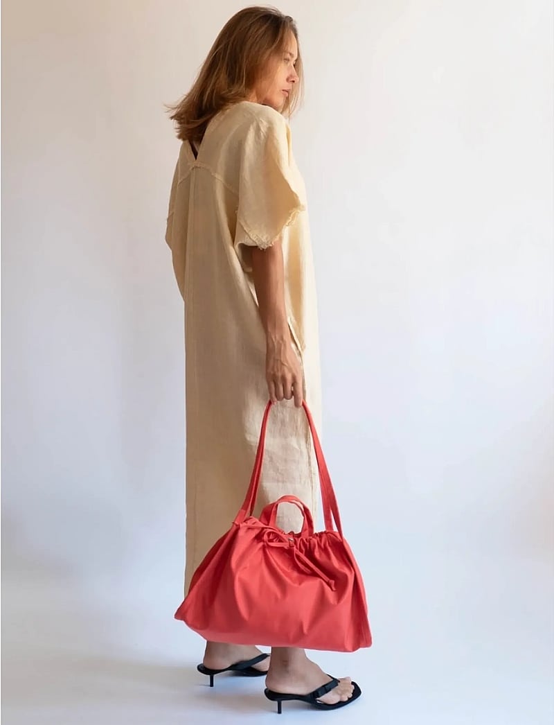 HVISK - SAGE MEDIUM MATTE TWILL - shoppers - red coral - 0