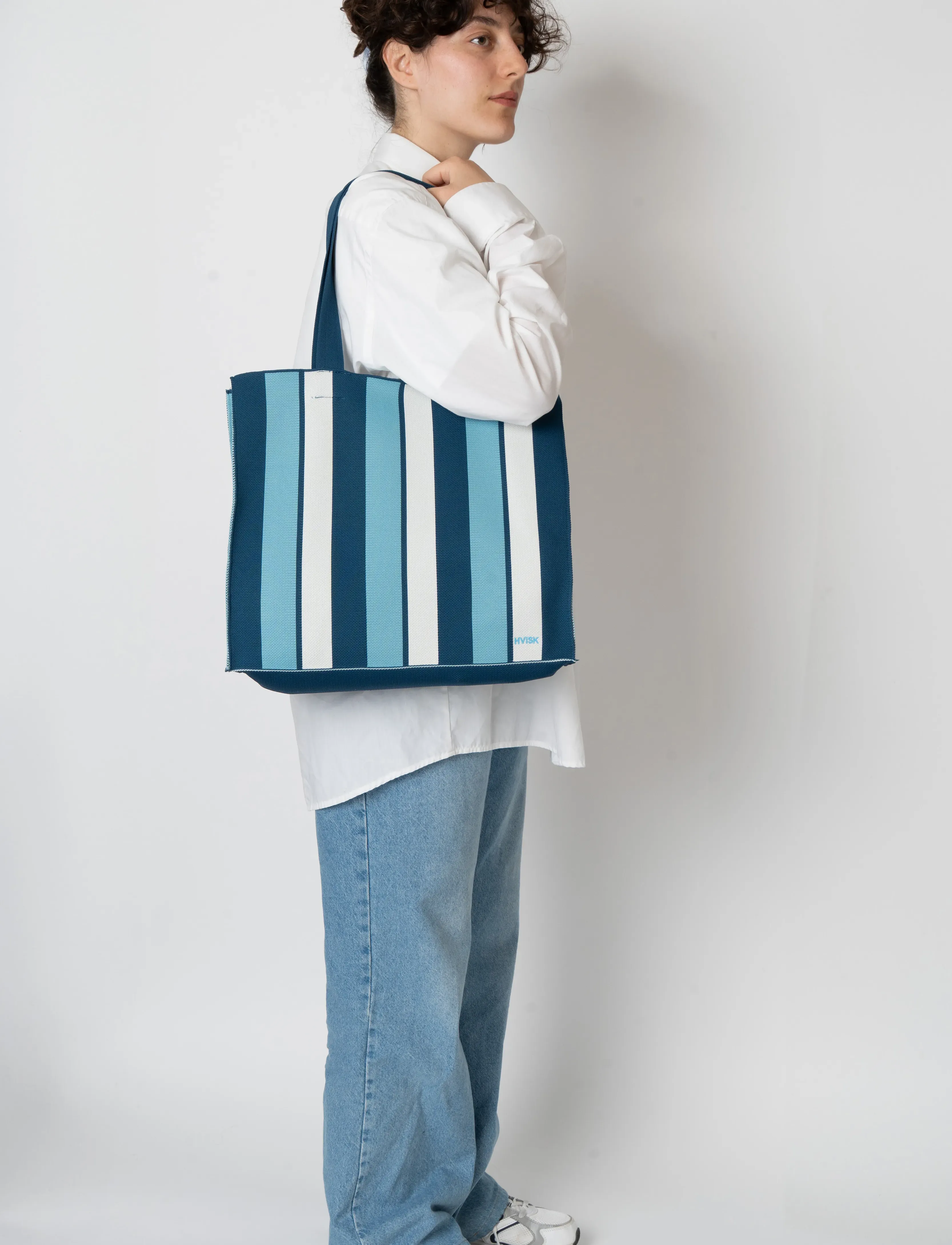 HVISK Cruise Knit Net, One Size, Blue, Tasker > Shoppere, Dame