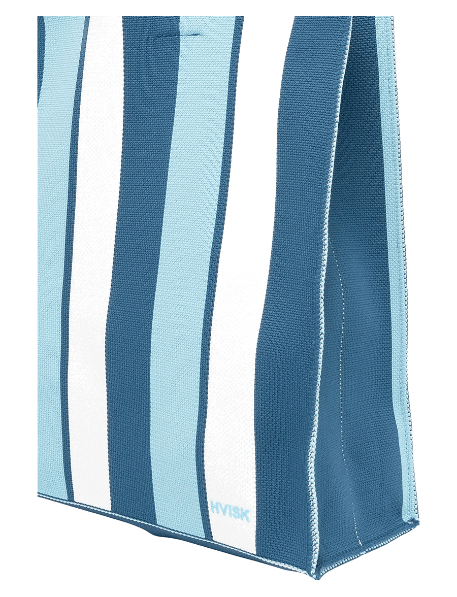HVISK - CRUISE KNIT NET - tote bags - bondi blue - 3