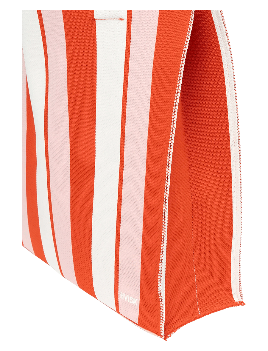 HVISK - CRUISE KNIT NET - tote bags - red coral - 3
