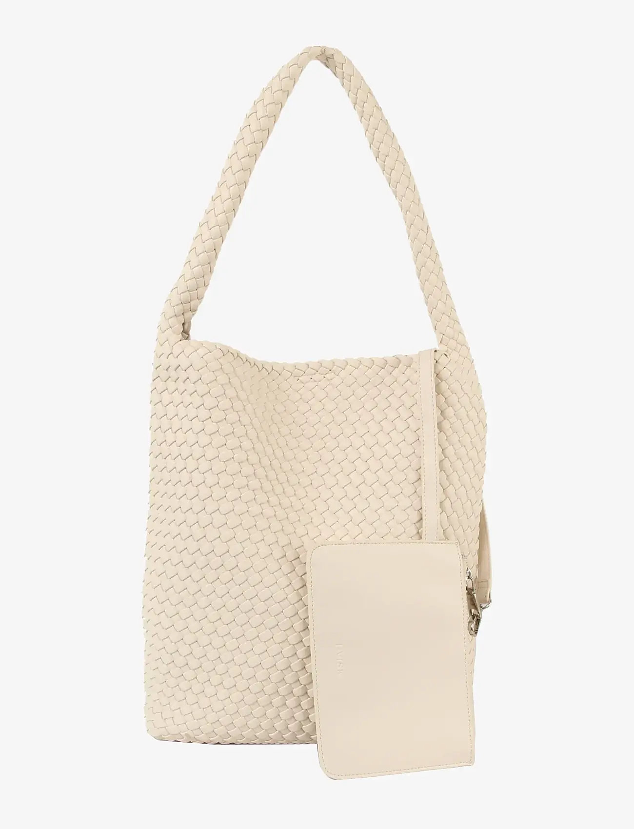 HVISK - HOBO BRAIDED SOFT STRUCTURE - tote bags - white sand - 0
