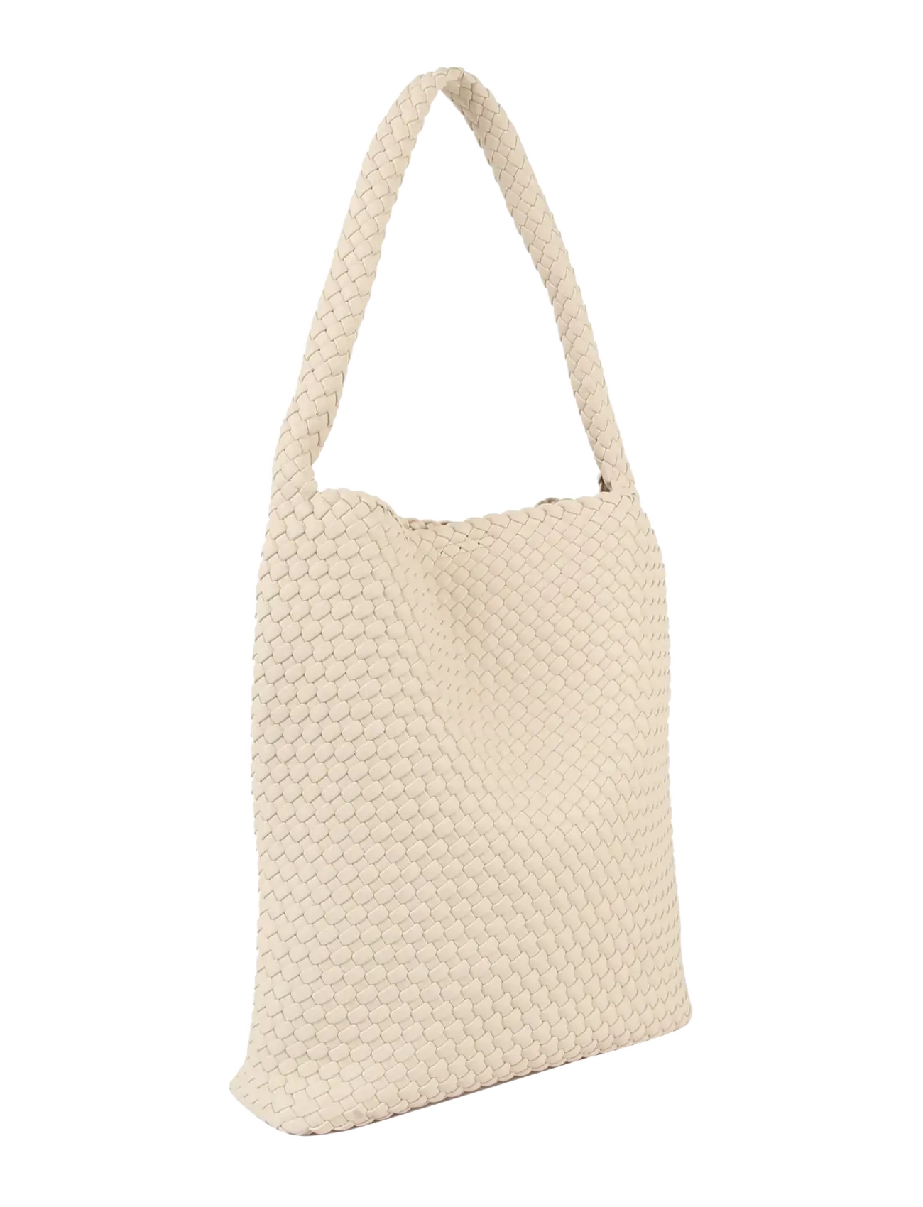 HVISK - HOBO BRAIDED SOFT STRUCTURE - tote bags - white sand - 2