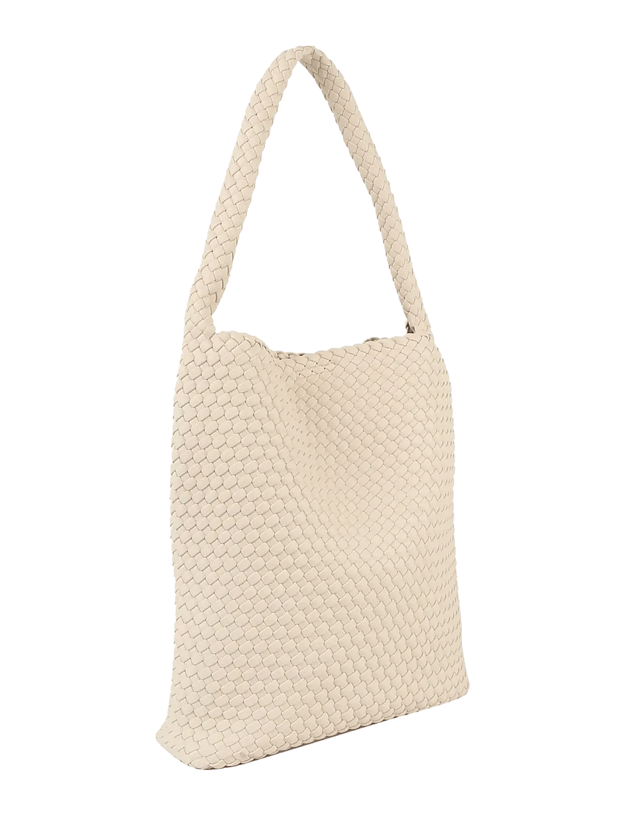 HVISK - HOBO BRAIDED SOFT STRUCTURE - tote bags - white sand - 2