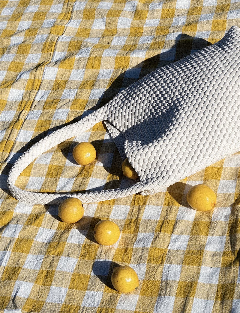 HVISK - HOBO BRAIDED SOFT STRUCTURE - tote bags - white sand - 5