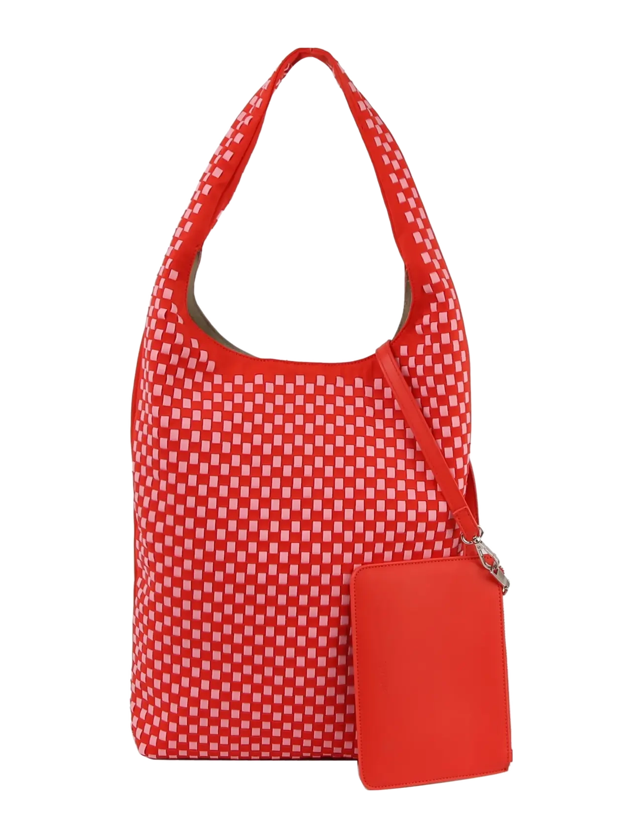 HVISK HOBO BRAIDED NEOPRENE - Hvisk - RED CORAL / red
