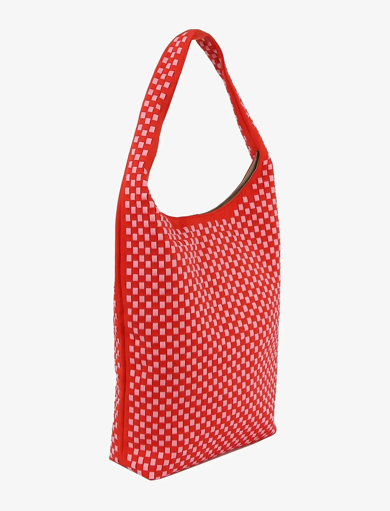 HVISK - HOBO BRAIDED NEOPRENE - tote bags - red coral - 2