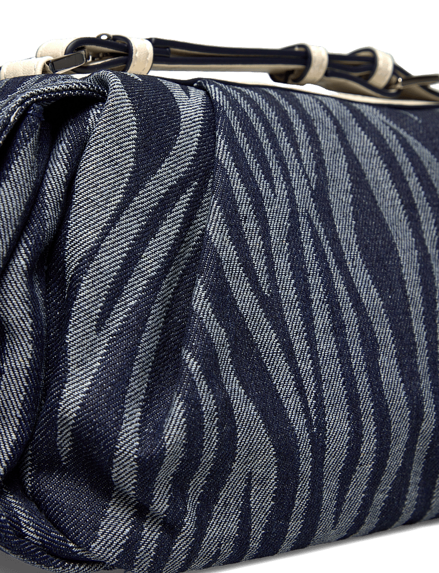 HVISK - ELBIE DENIM - schultertaschen - navy zebra - 4