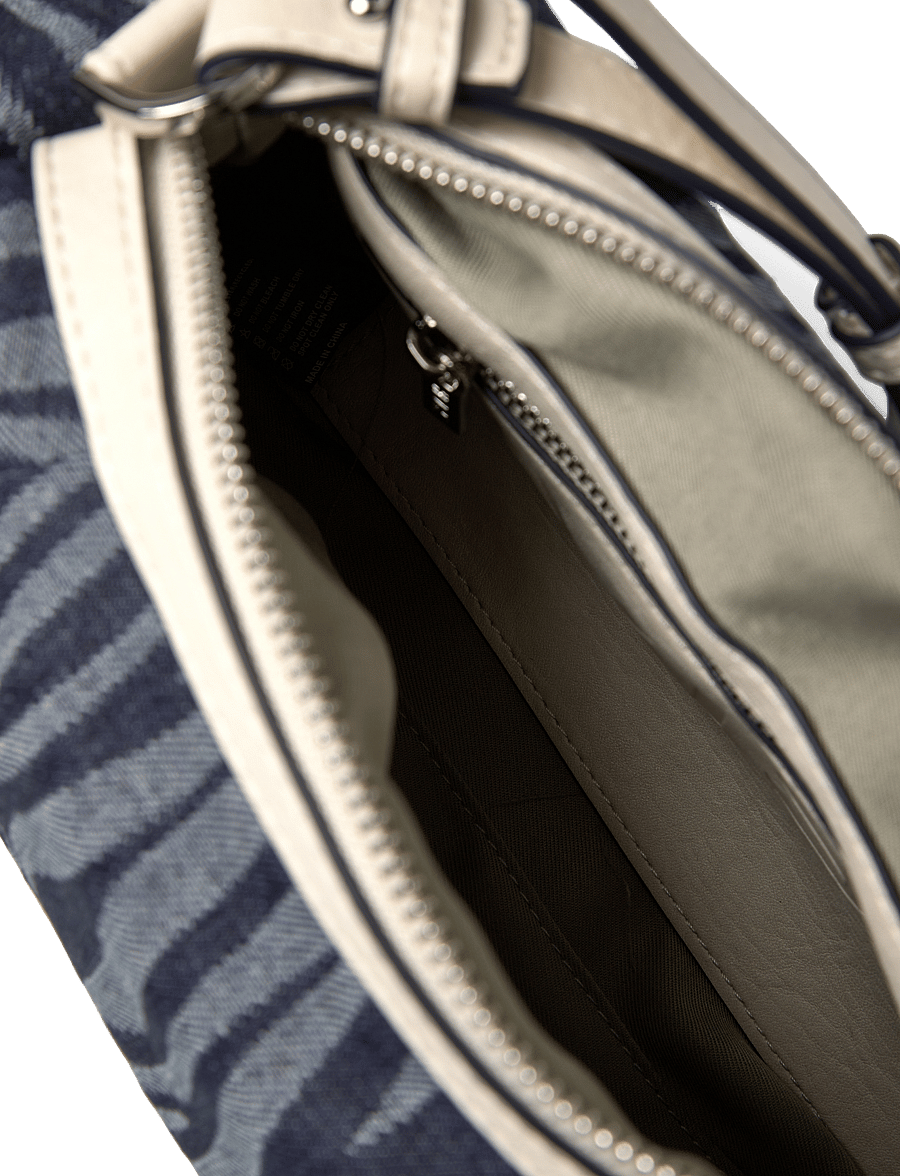 HVISK - ELBIE DENIM - schultertaschen - navy zebra - 5