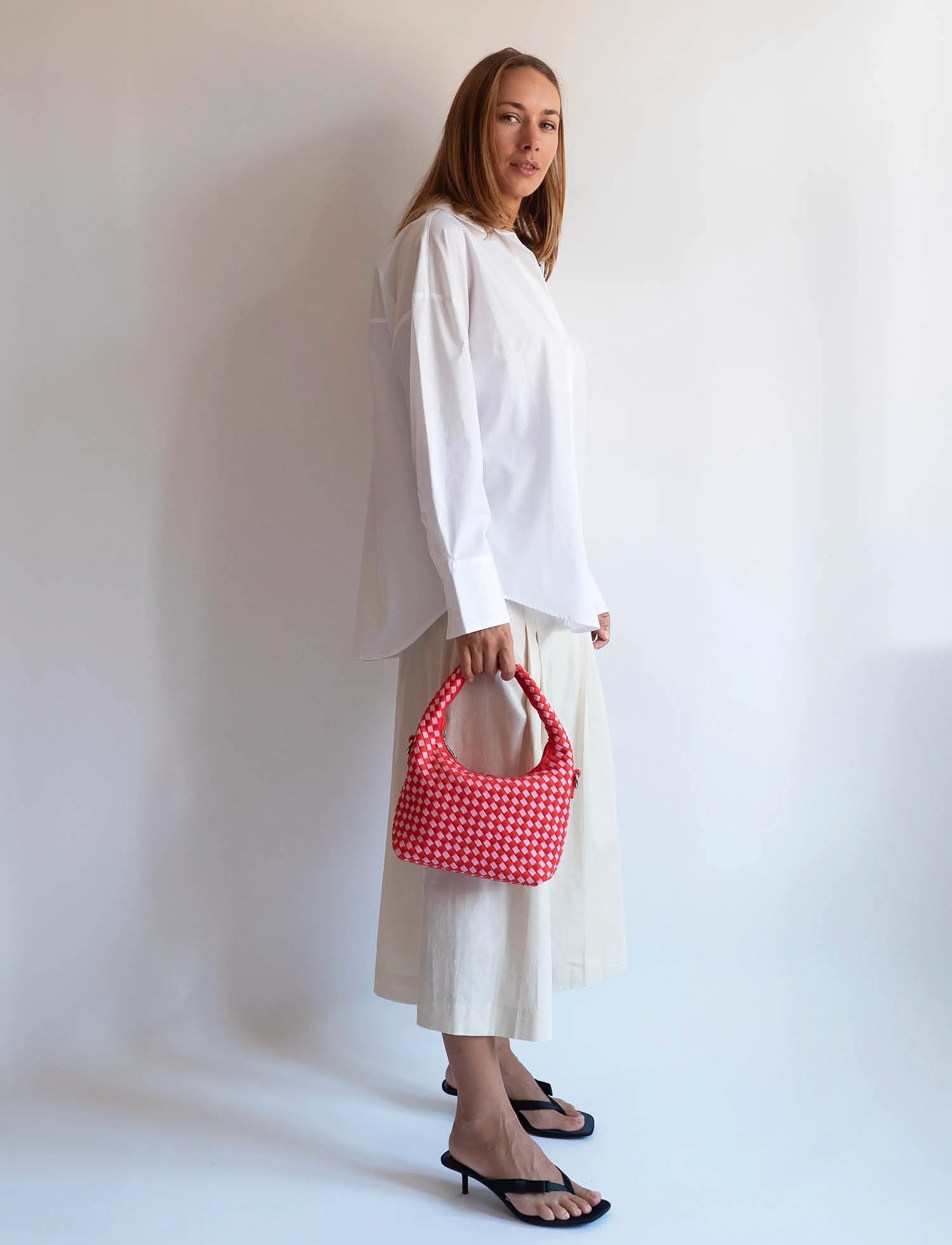 HVISK - TWIST BRAIDED NEOPRENE - Īpaši notikumi - red coral - 5
