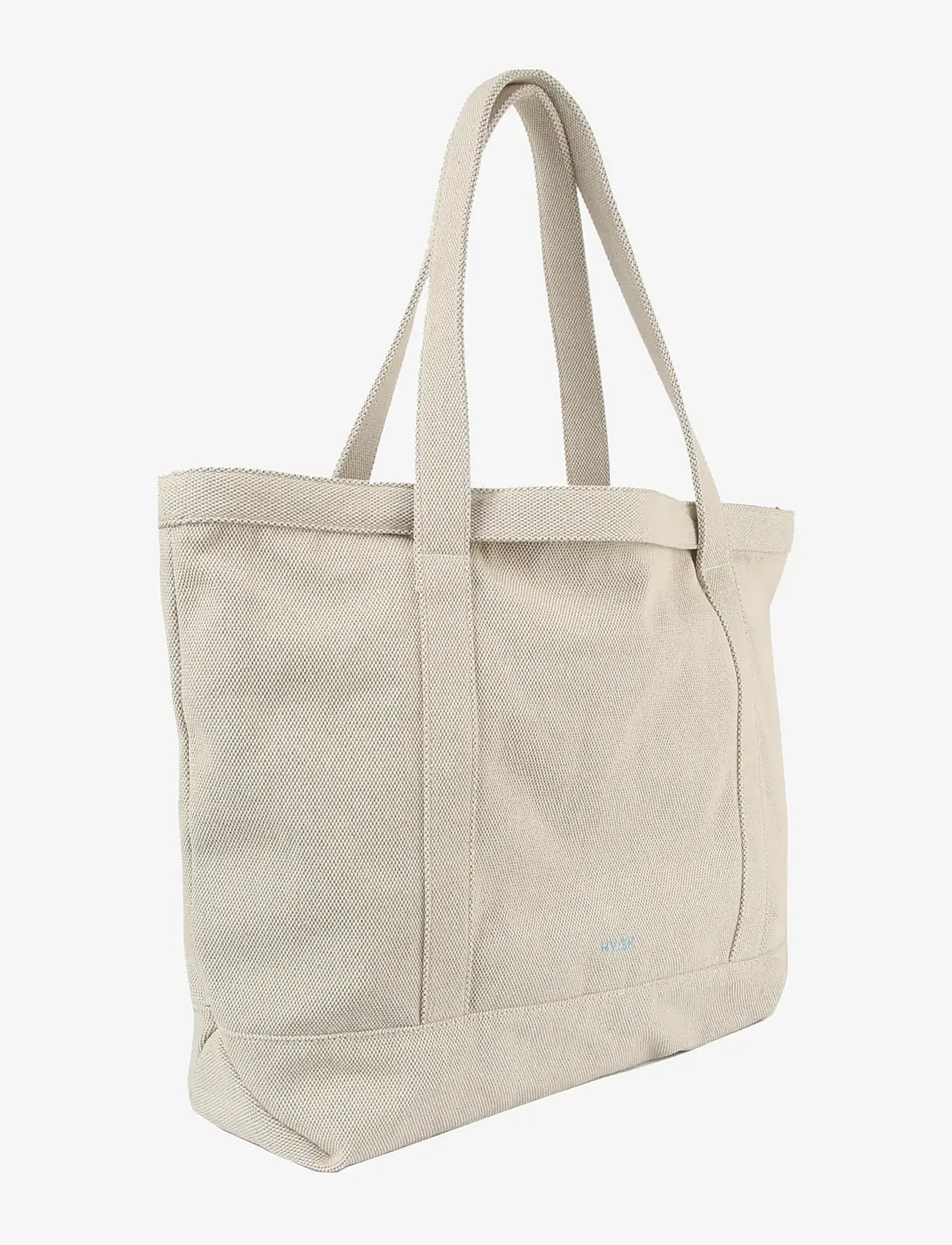 HVISK - TOTE CANVAS - white waves - 1
