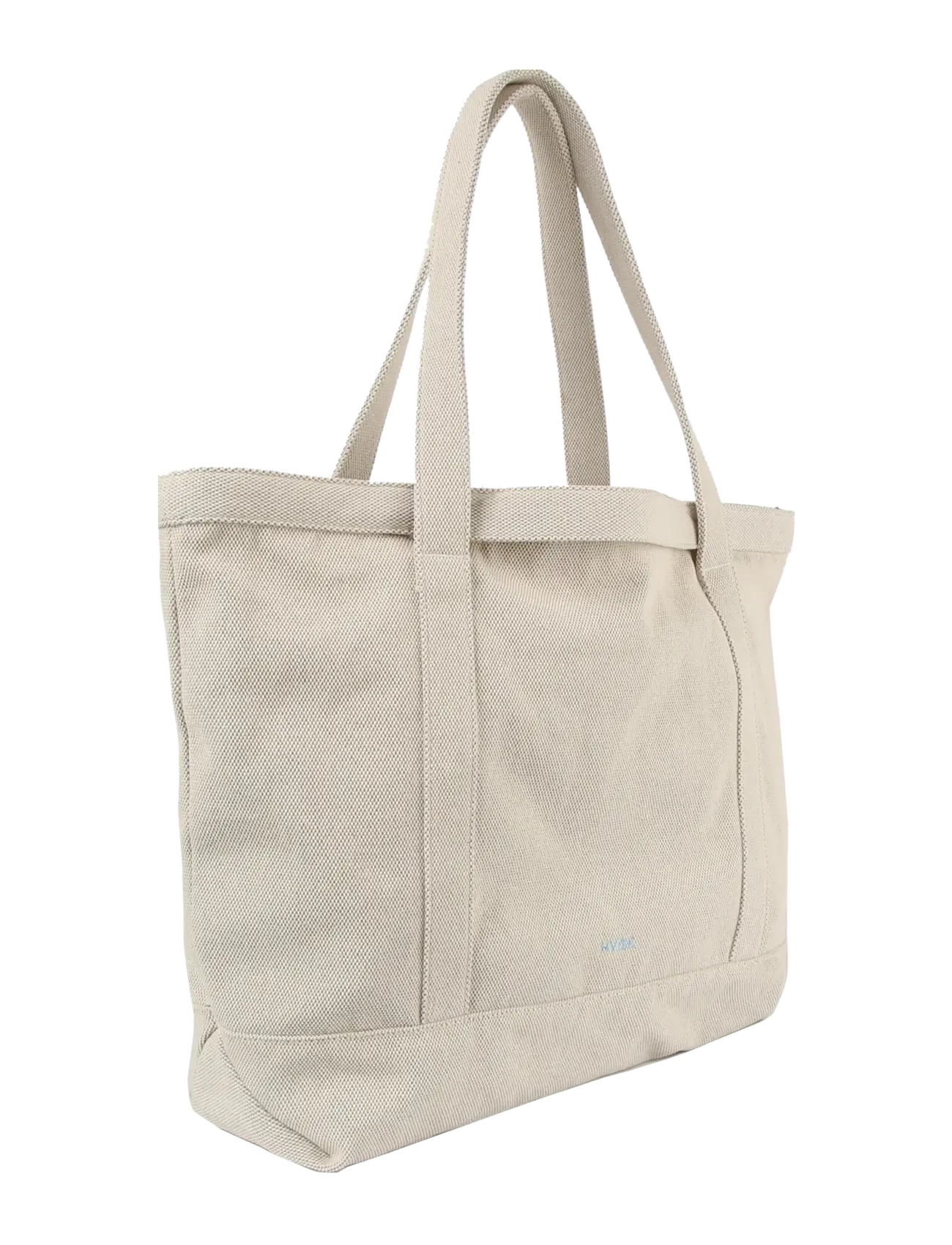 HVISK - TOTE CANVAS - white waves - 2