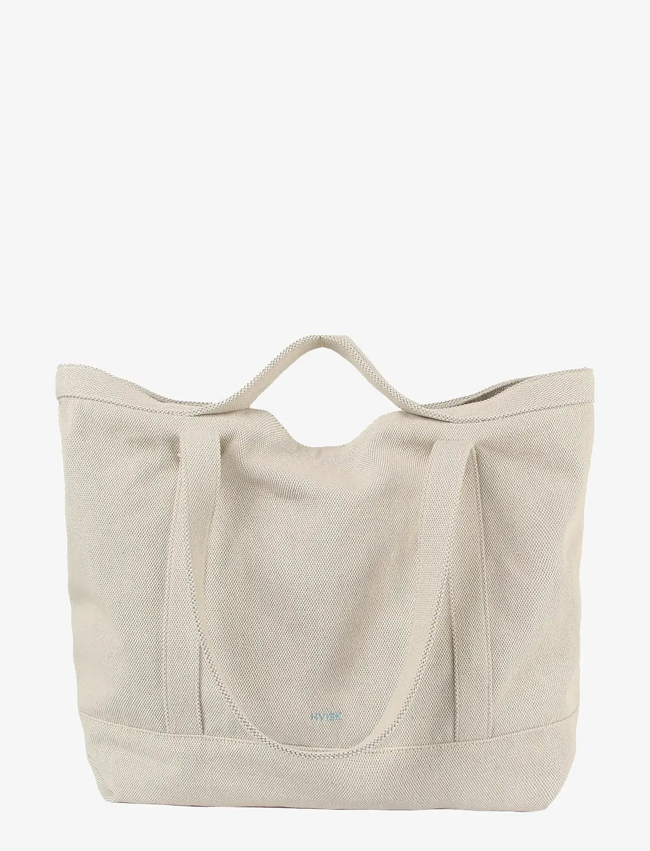 HVISK - TOTE CANVAS - white waves - 2