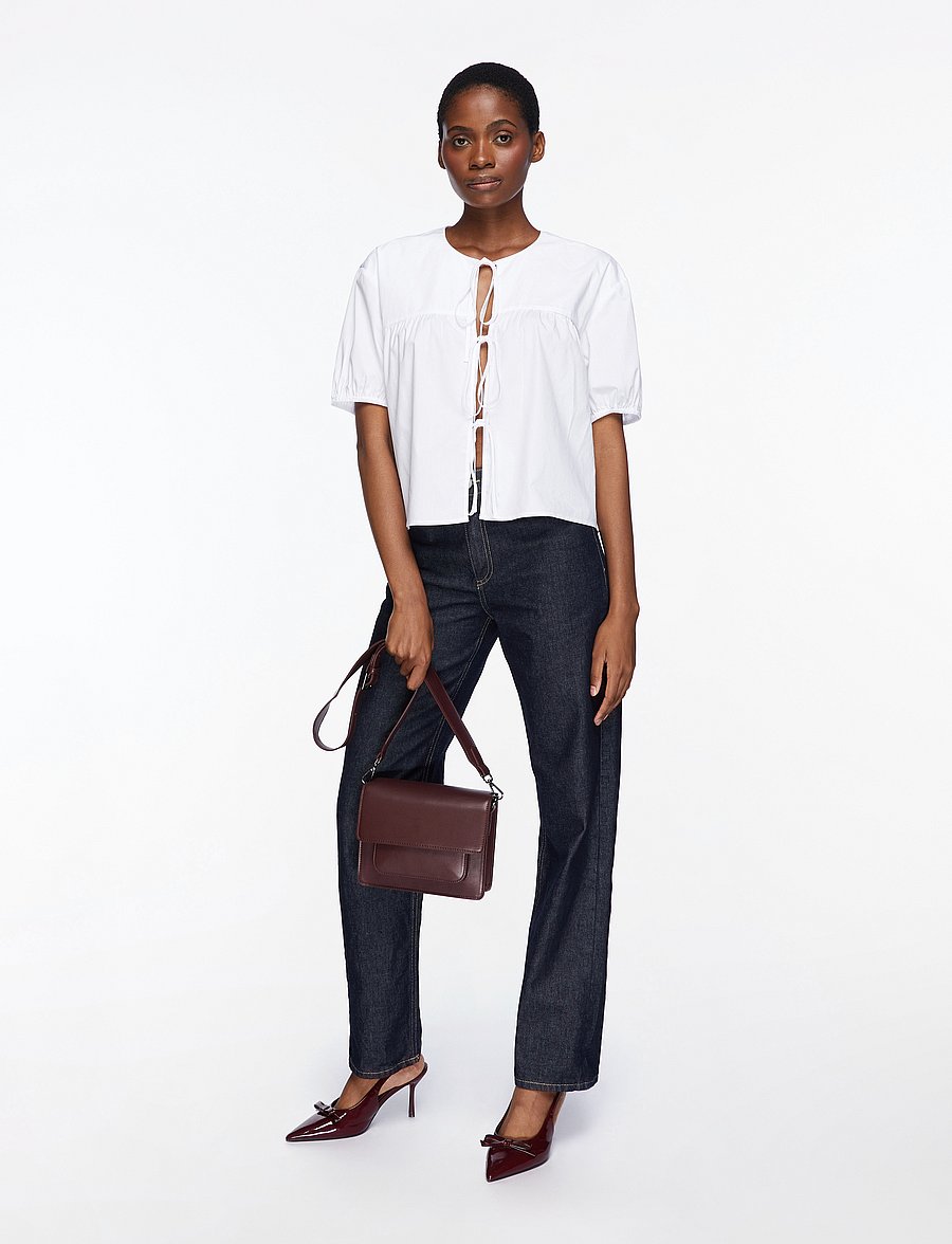 HVISK - CAYMAN POCKET SOFT STRUCTURE - umhängetaschen - midnight plum - 2