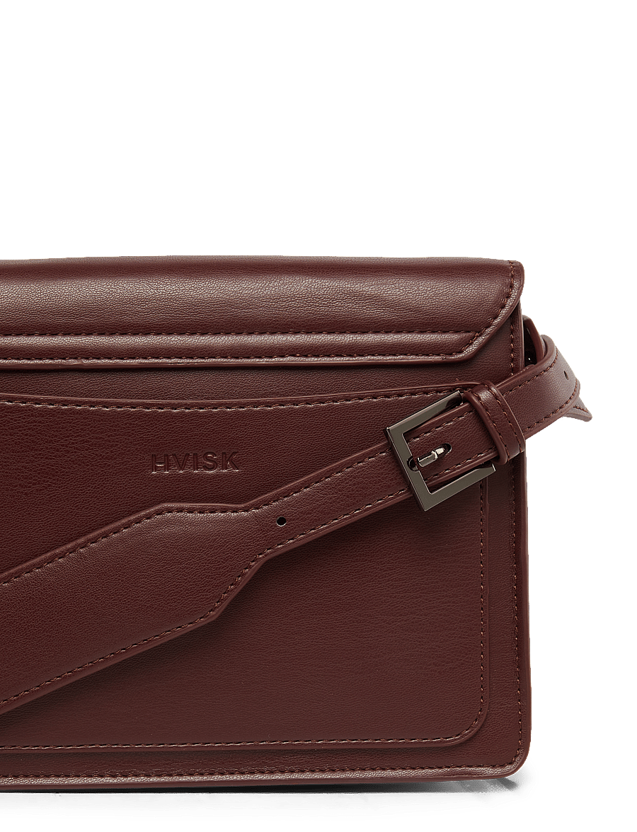 HVISK - CAYMAN POCKET SOFT STRUCTURE - umhängetaschen - midnight plum - 4