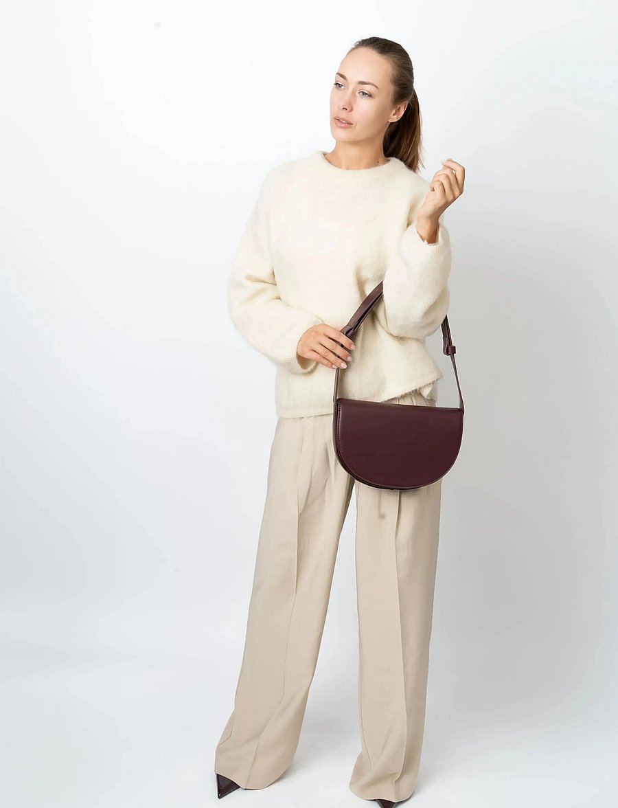 HVISK - CLIFF SOFT STRUCTURE - umhängetaschen - midnight plum - 4