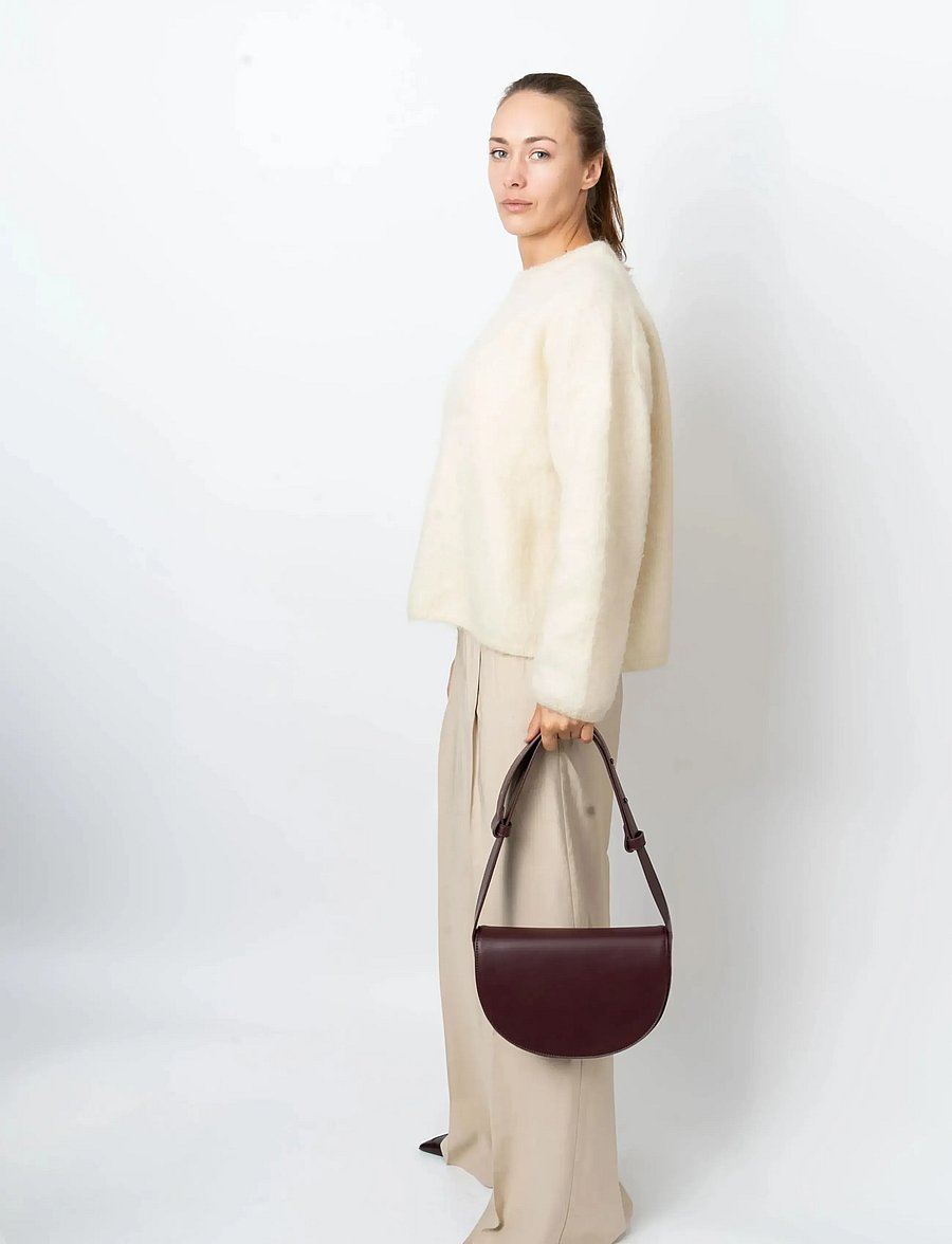 HVISK - CLIFF SOFT STRUCTURE - umhängetaschen - midnight plum - 5