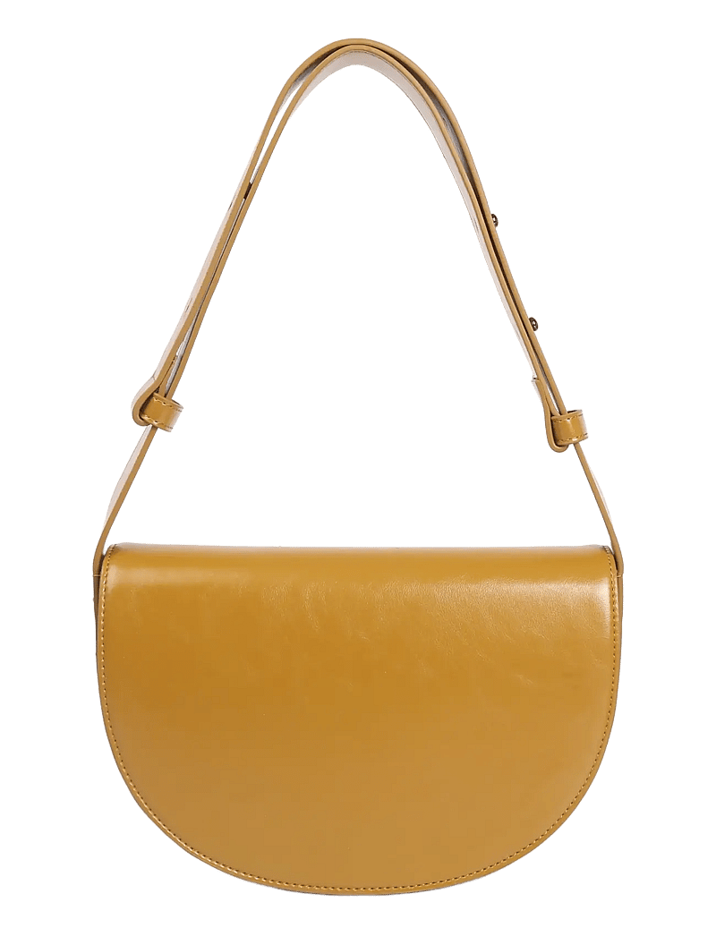 HVISK - CLIFF GLOSSY STRUCTURE - crossbody bags - amber haze - 1