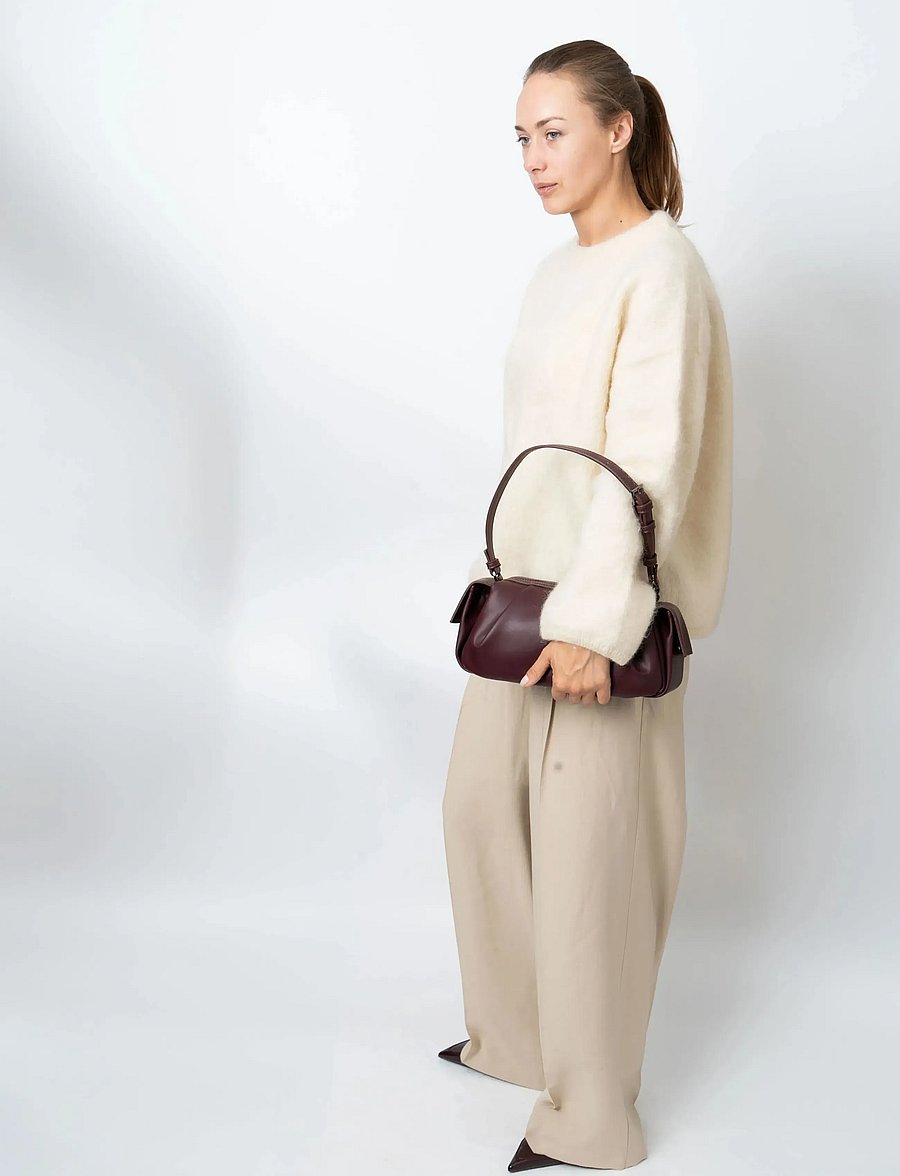 HVISK - ELBIE SOFT STRUCTURE - schultertaschen - midnight plum - 4
