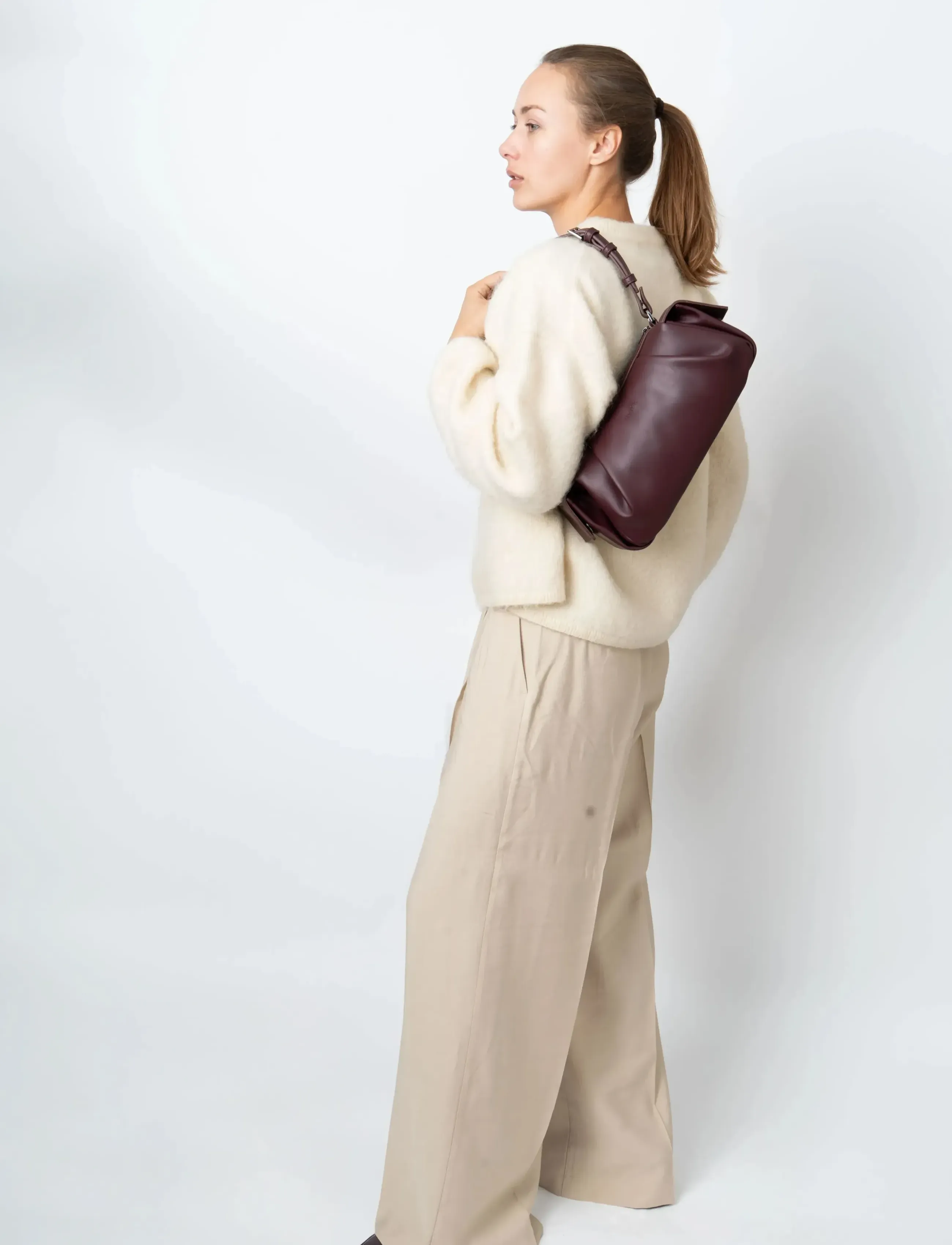 HVISK - ELBIE SOFT STRUCTURE - festmode zu outlet-preisen - midnight plum - 5