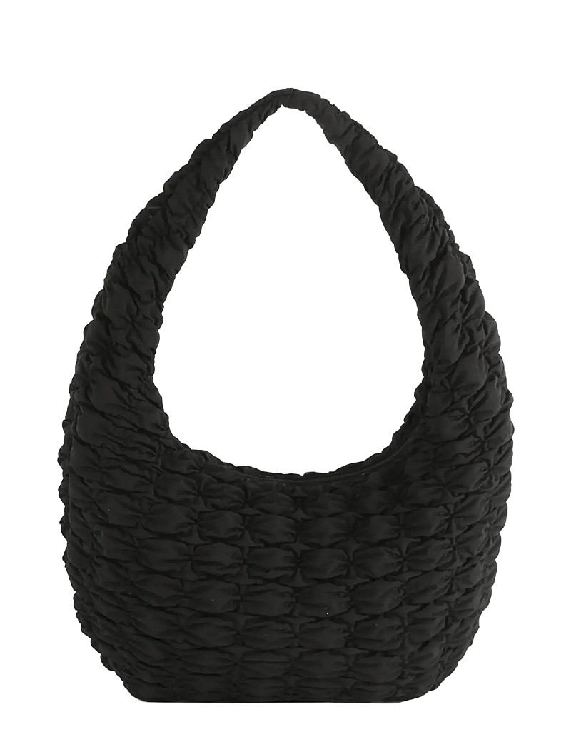 HVISK - HAZE MATTE TWILL QUILT - tote bags - black - 1