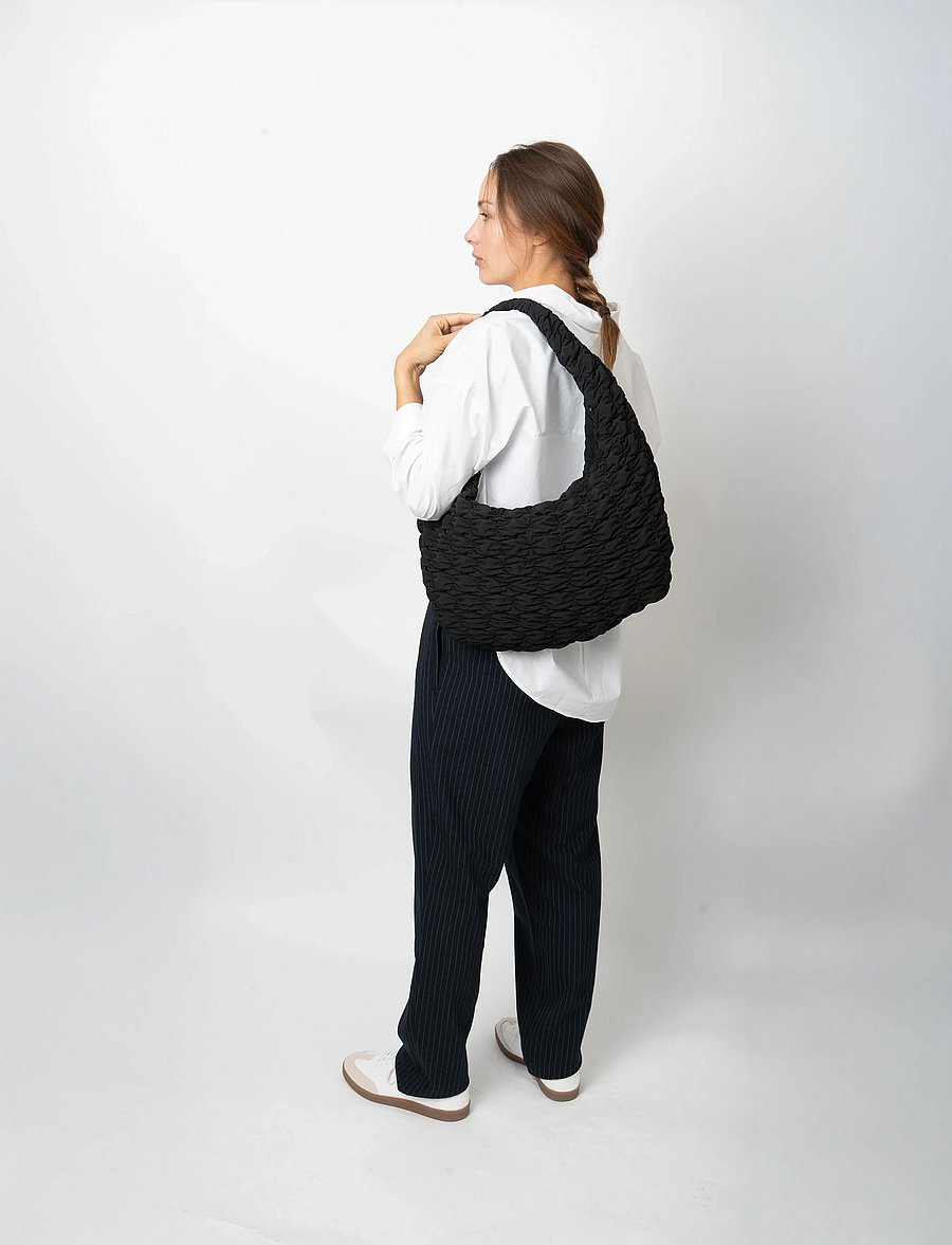 HVISK - HAZE MATTE TWILL QUILT - sacs en toile - black - 0