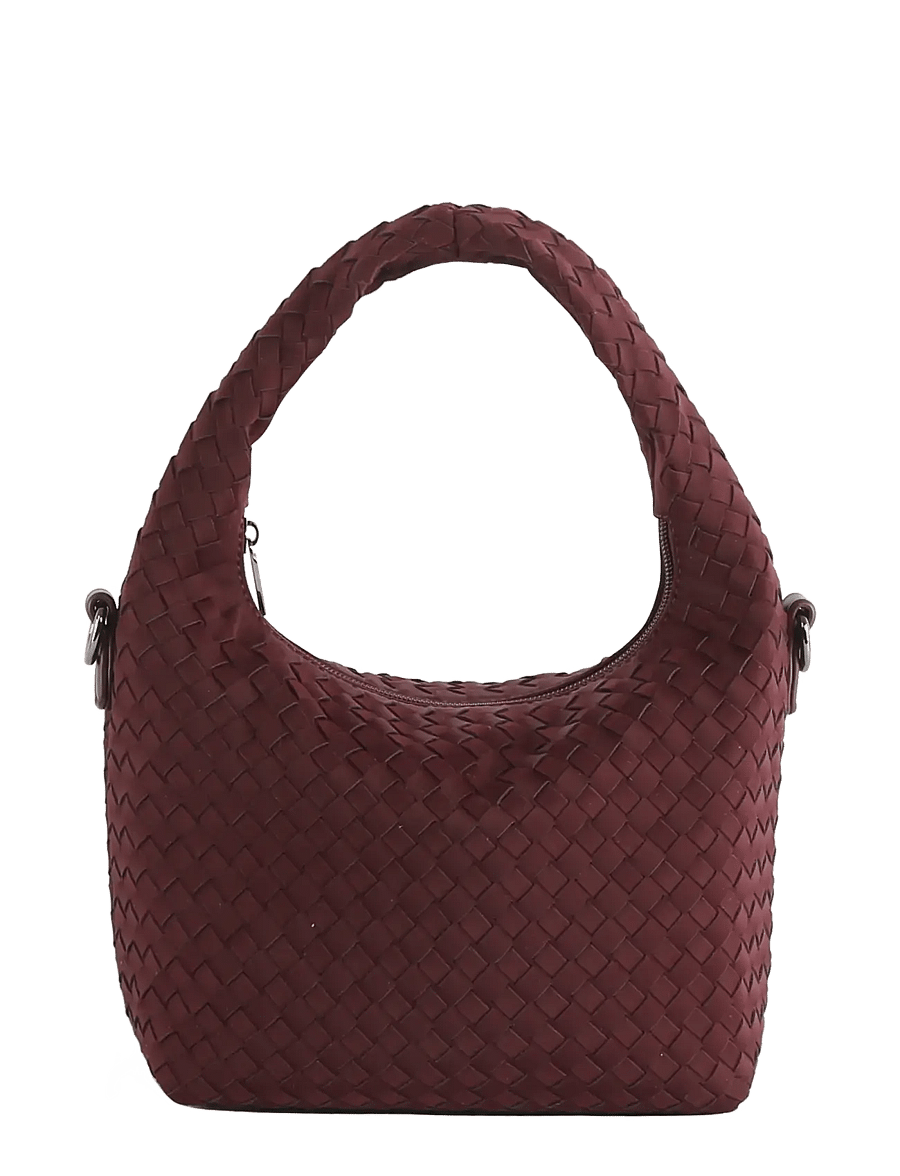 HVISK - TWIST BRAIDED NEOPRENE - alltags-style - midnight plum - 1