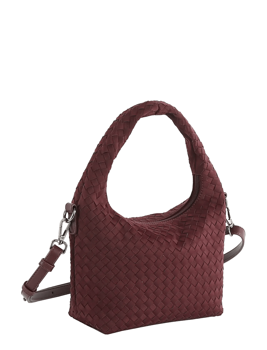 HVISK - TWIST BRAIDED NEOPRENE - alltags-style - midnight plum - 2