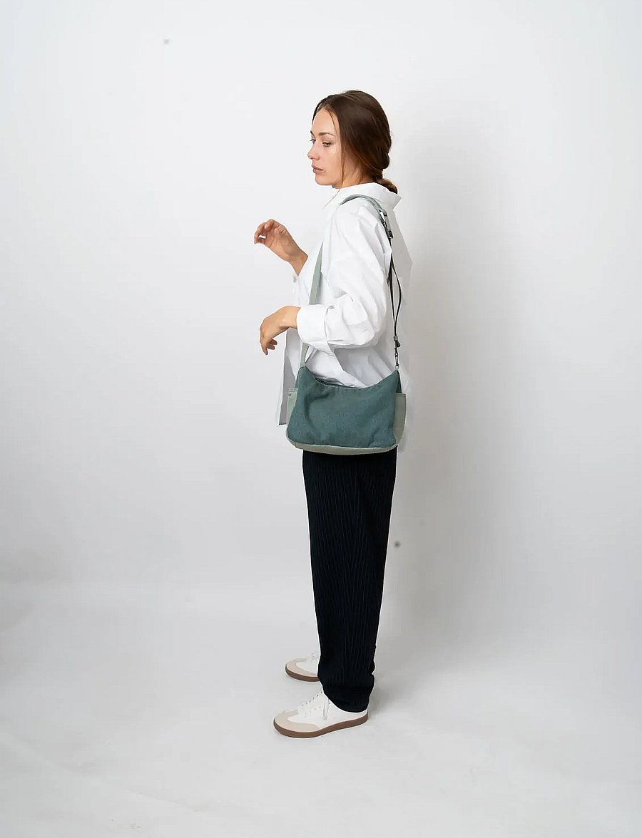 HVISK - TRACY DENIM - crossbody bags - teal tones - 5