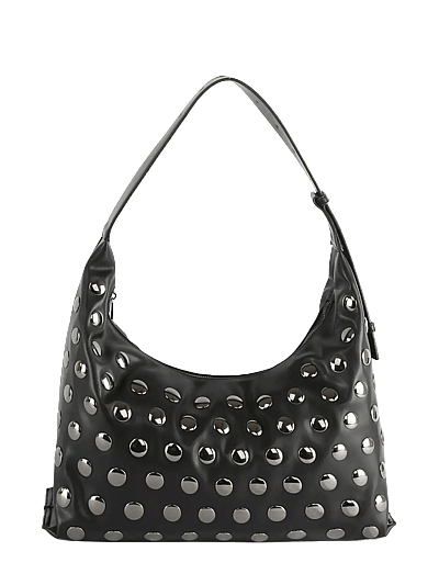 HVISK LANE SOFT STRUCTURE STUDS - Hvisk - BLACK / black