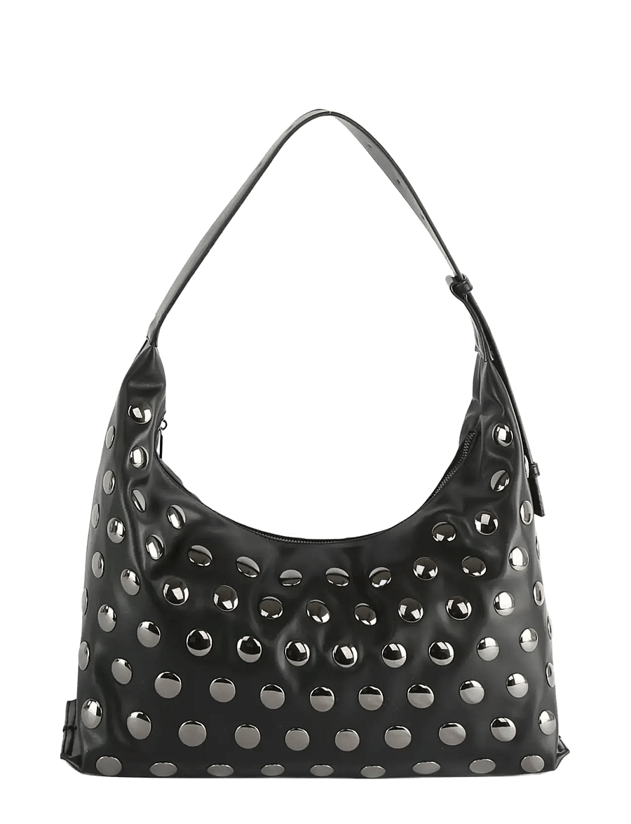 HVISK - LANE SOFT STRUCTURE STUDS - tote bags - black - 1