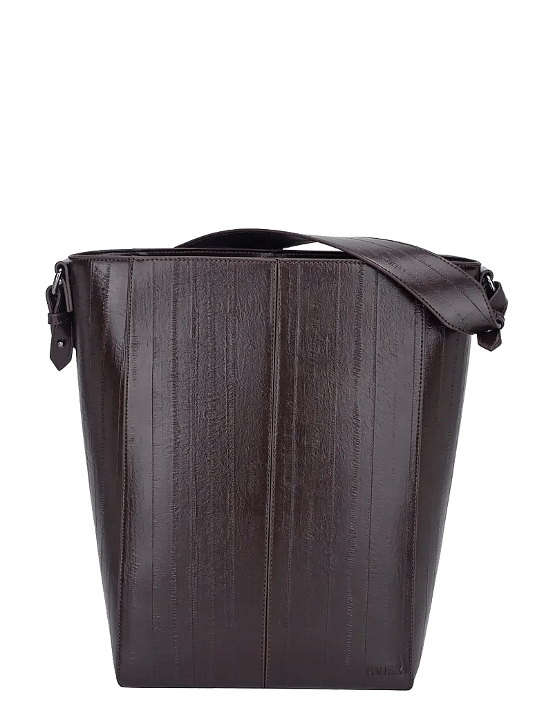 HVISK - CASSET STROKE STRUCTURE - bucket bags - espresso - 1