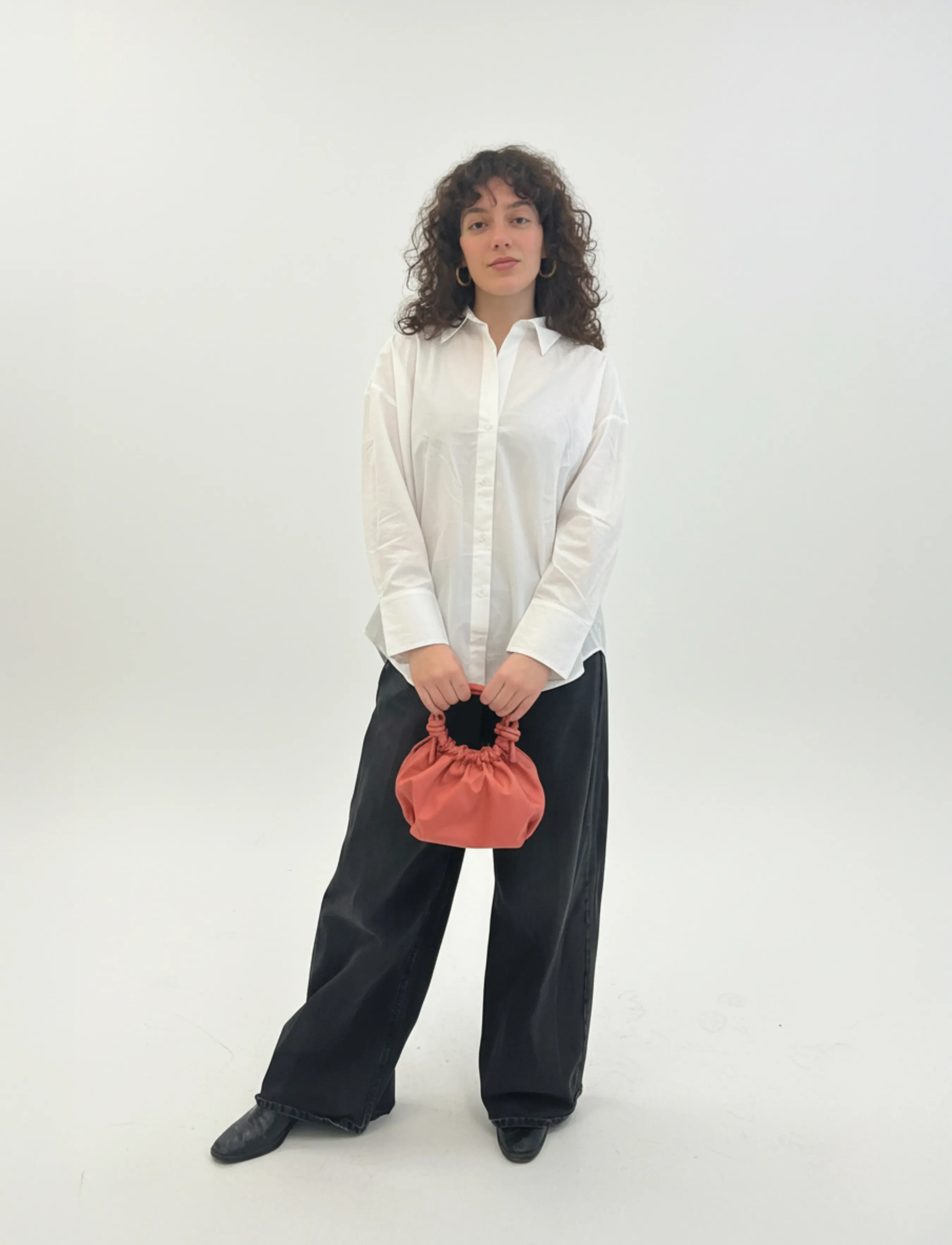 HVISK Jolly Matte Twill, One Size, Bags, Koralle - Bucket Bag, Frauen