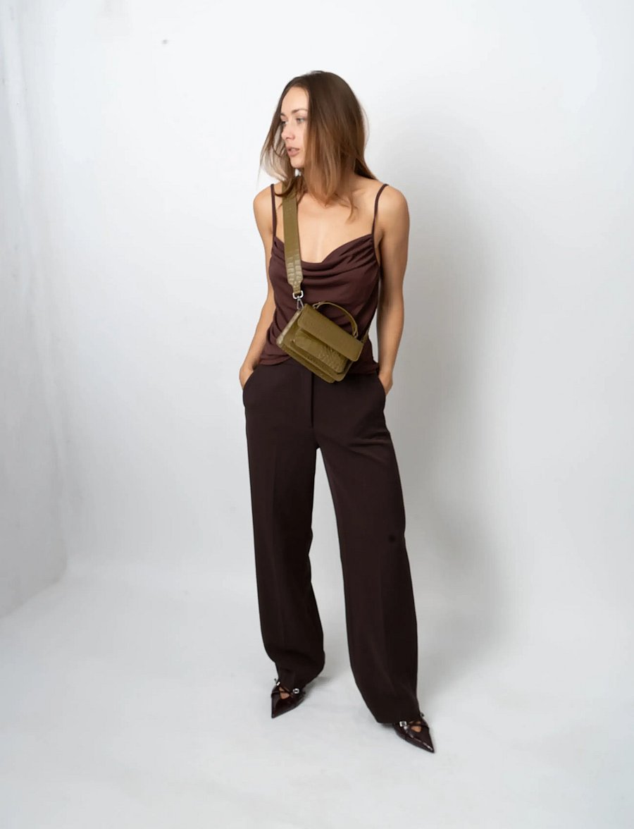 HVISK - RENEI TRACE - umhängetaschen - olive green - 3