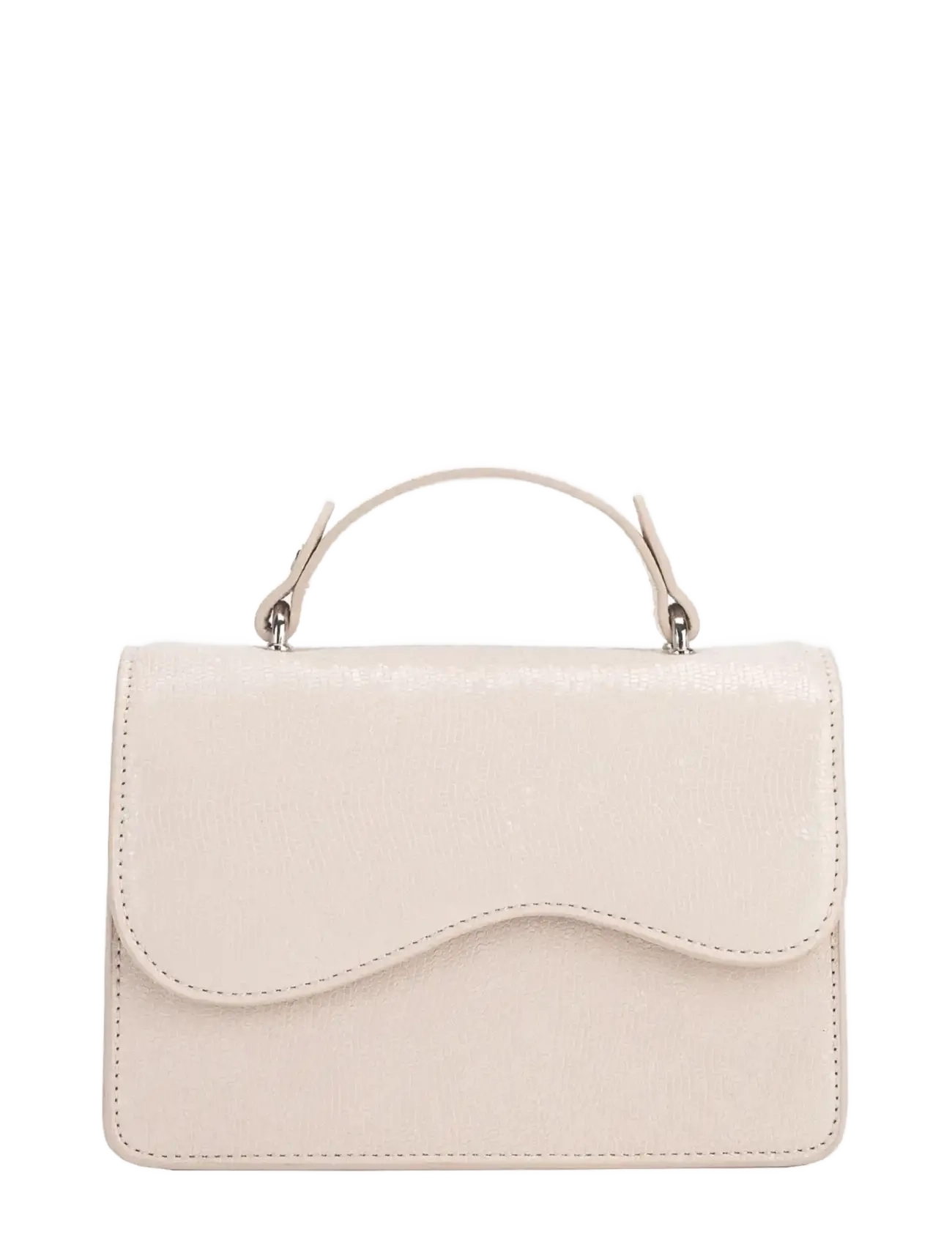 HVISK CRANE SHELL STRUCTURE - Rokassomiņas - OAT WHITE / cream