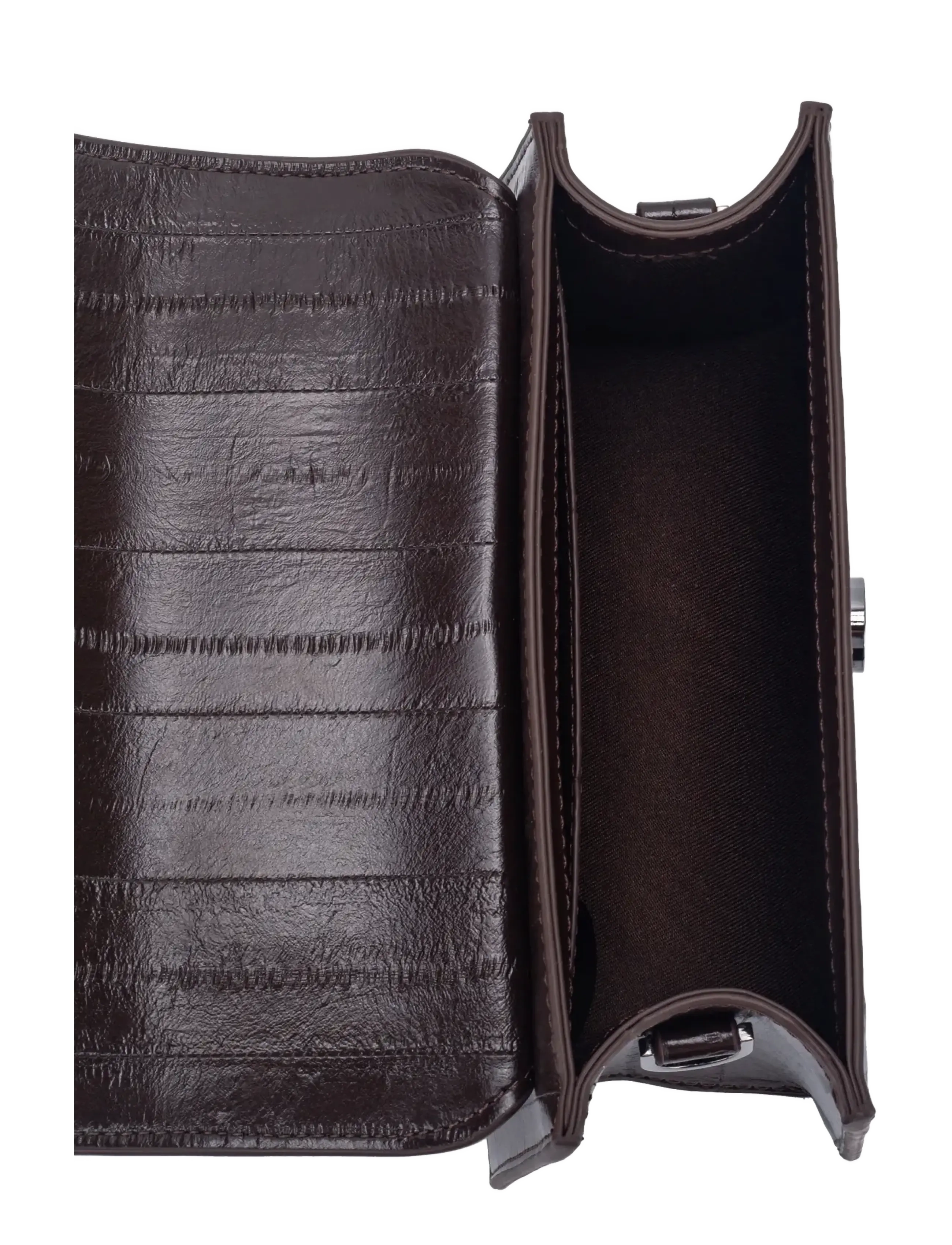 HVISK - CRANE STROKE STRUCTURE - party wear at outlet prices - espresso - 3