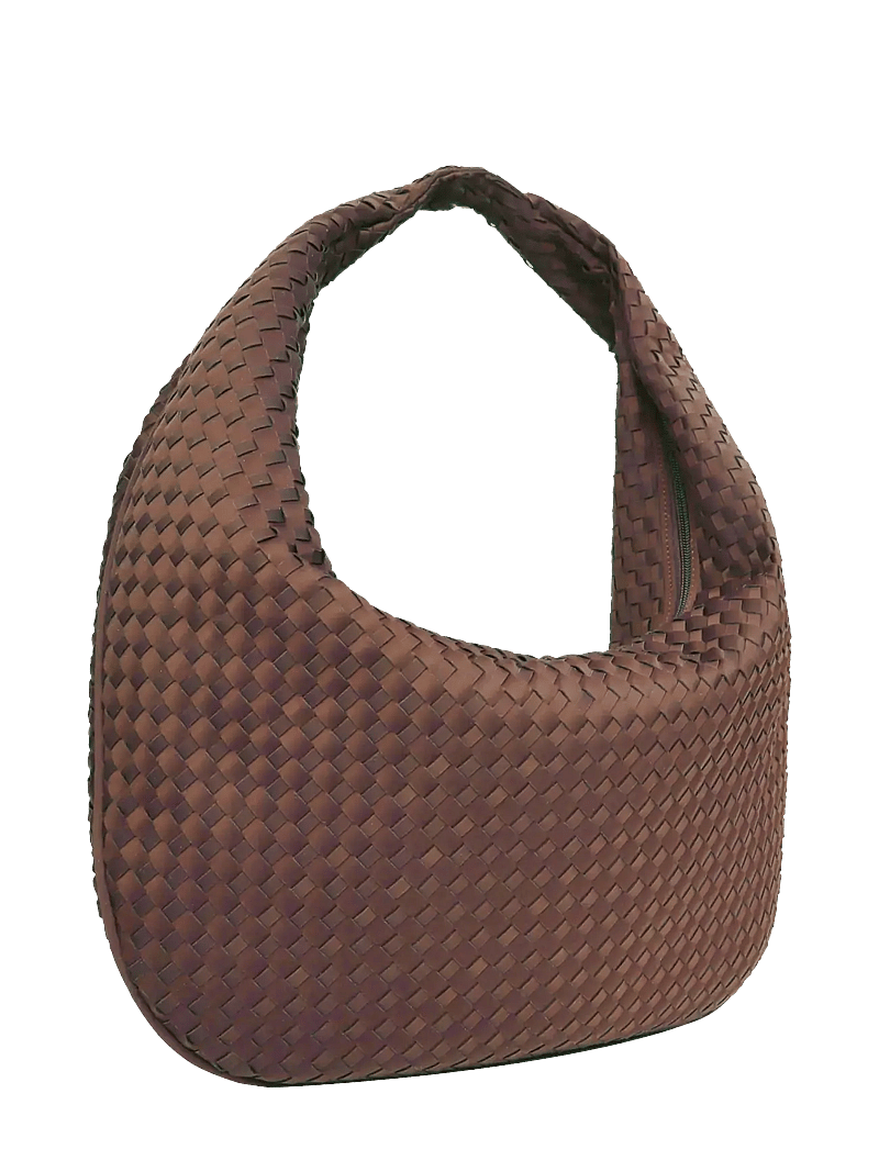 HVISK - HAZE BRAIDED NEOPRENE - axelremsväskor - espresso - 2