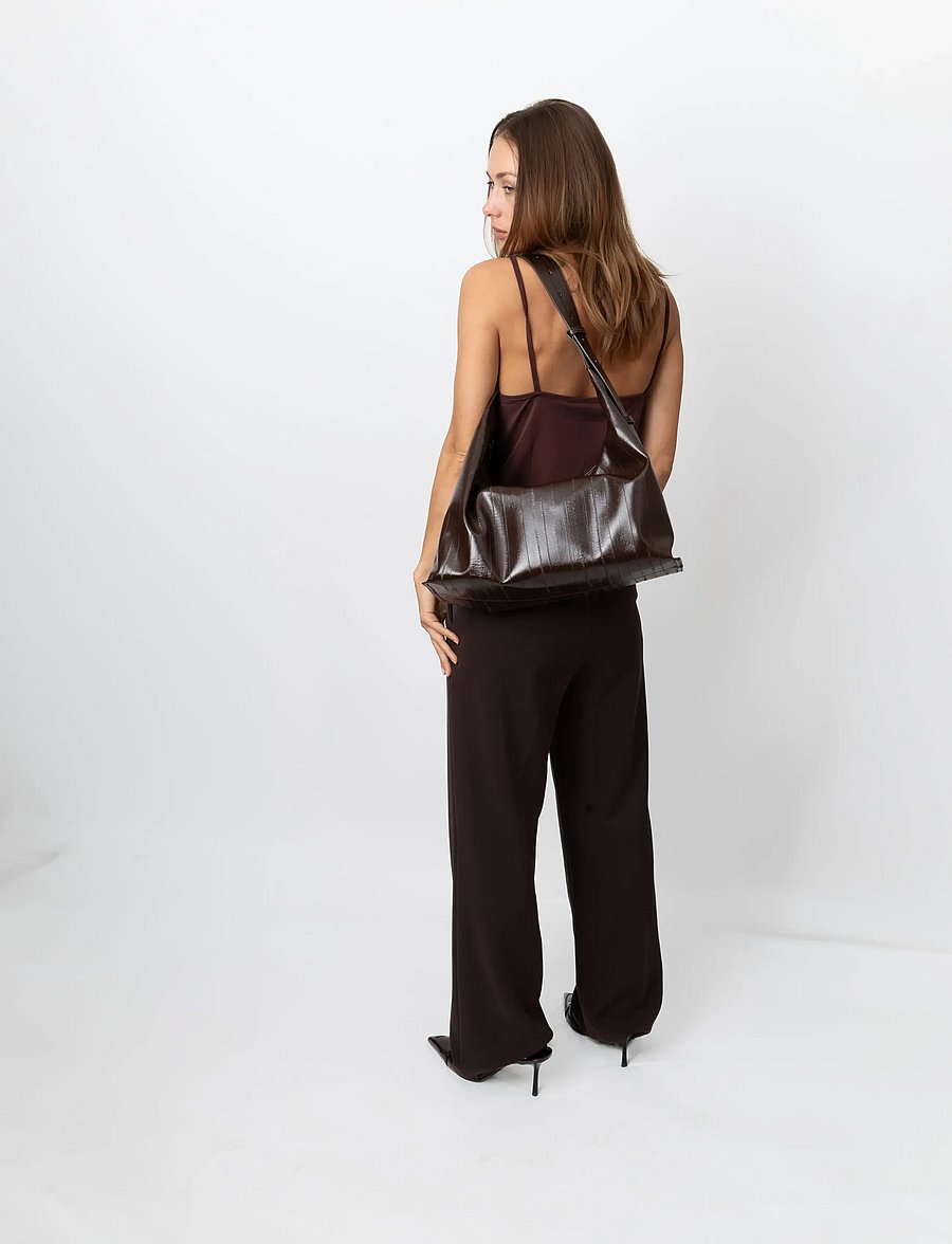 HVISK - LANE STROKE STRUCTURE - schultertaschen - espresso - 3