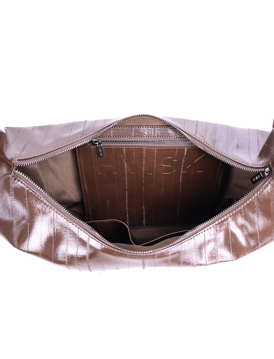HVISK - LANE STROKE STRUCTURE - schultertaschen - espresso - 4