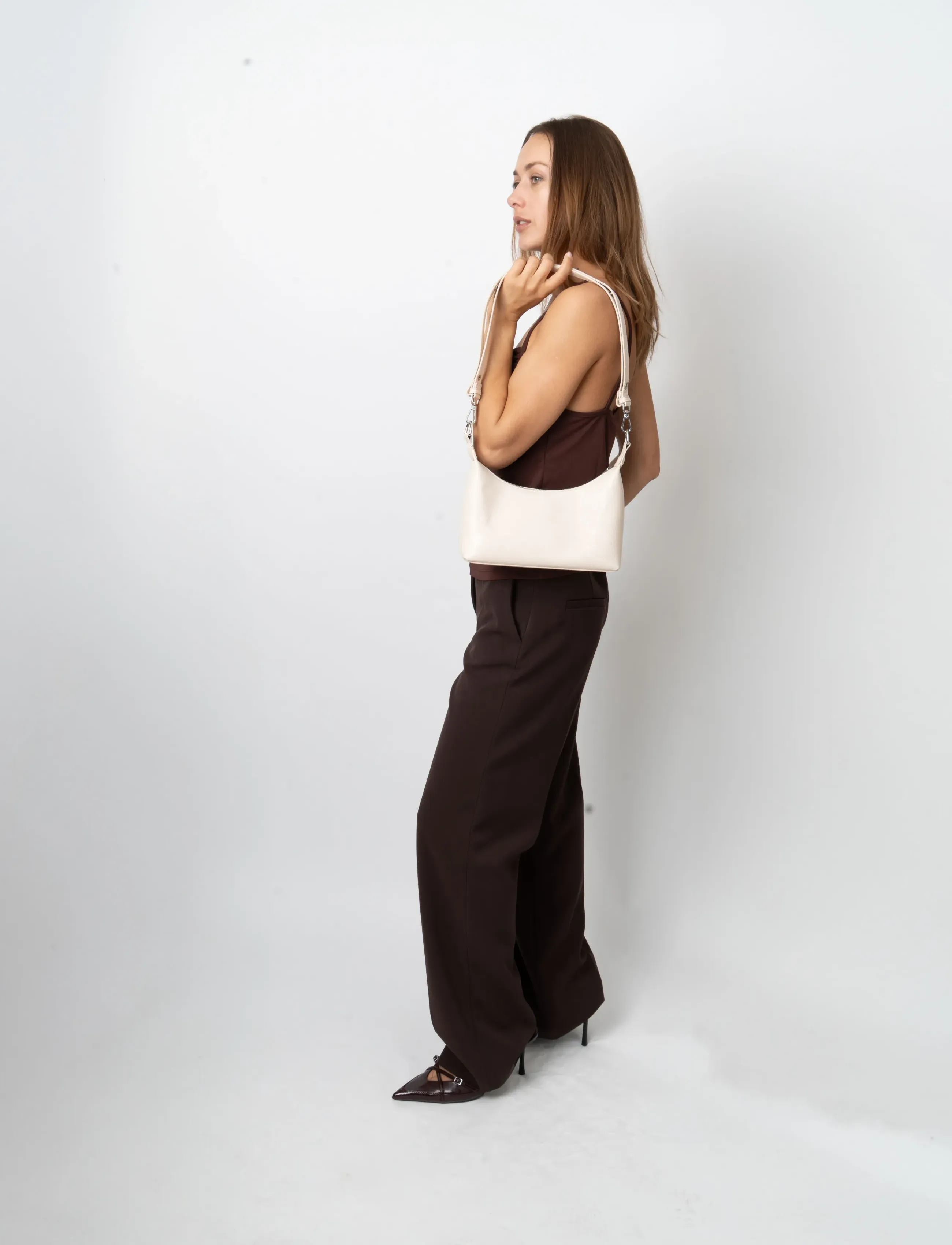 HVISK - POLLY SHELL STRUCTURE - festmode zu outlet-preisen - oat white - 3