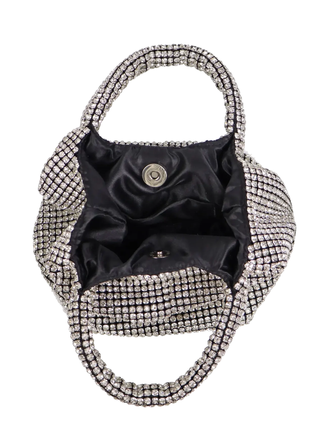 HVISK - MERRY RHINESTONES - taschen - clear silver - 2