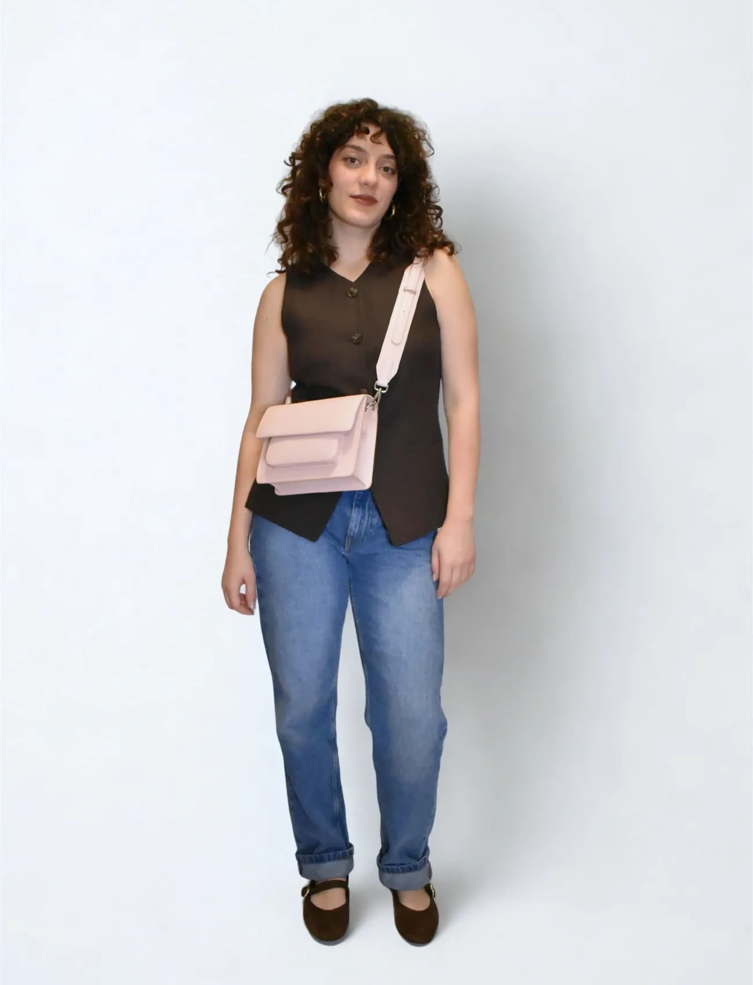 HVISK Cayman Pocket Soft Structure, One Size, Bags, Rosa - Small Shoulder Bags-crossbody Frauen