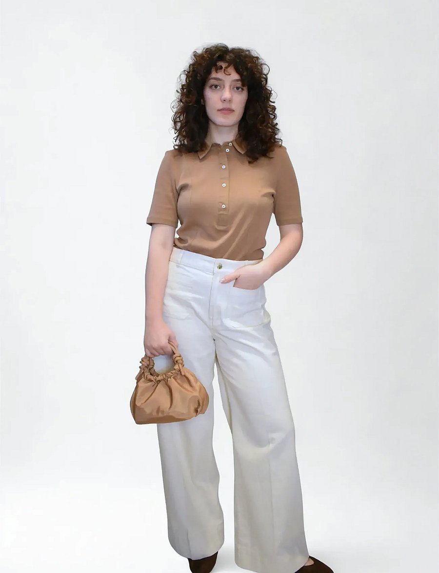 HVISK - JOLLY MATTE TWILL - everyday style - 495 mocha - 0