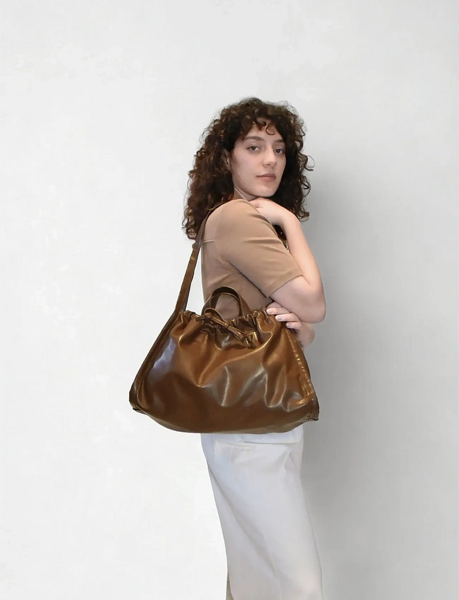 HVISK - SAGE MEDIUM SOFT STRUCTURE - shopper - 496 cocoa - 4