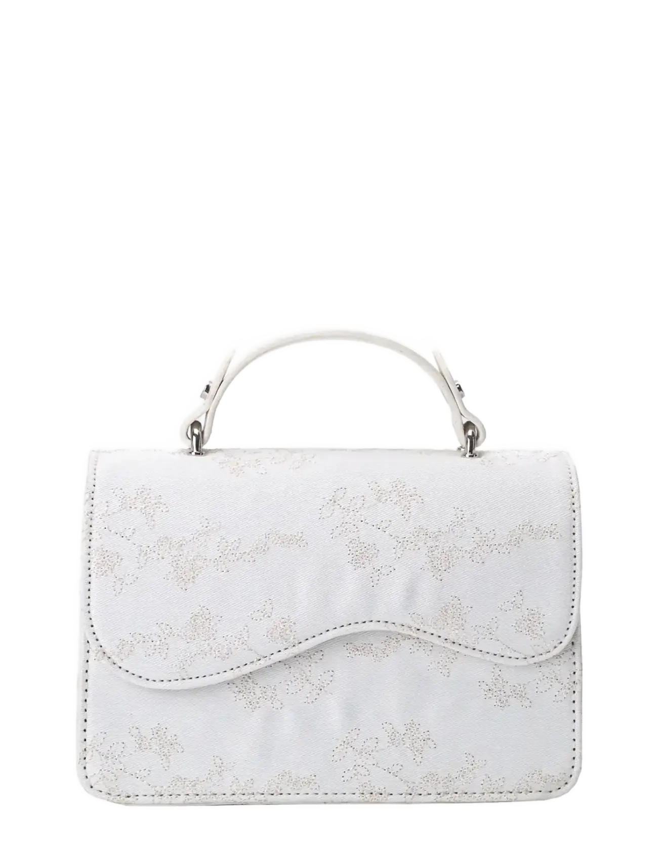 HVISK CRANE CANVAS EMBRIODERY - Taschen - 491 PEARL / white