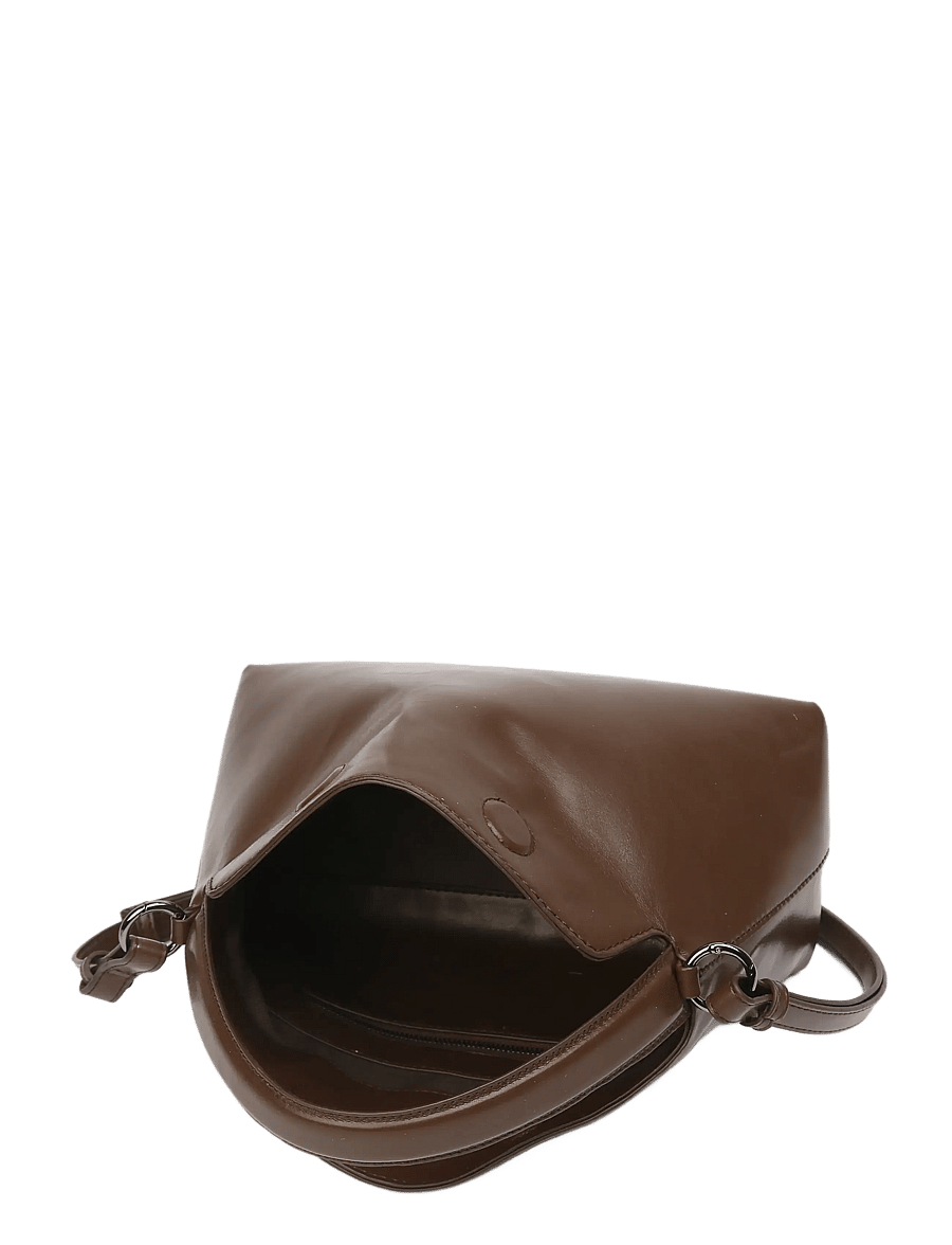 HVISK - NOTE GLOSSY STRUCTURE - umhängetaschen - 496 cocoa - 3