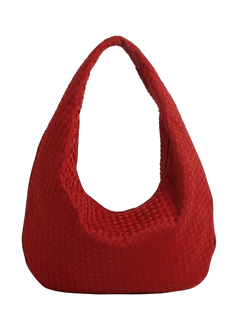 HVISK - HAZE BRAIDED NEOPRENE - tote bags - 494 scarlet red - 1