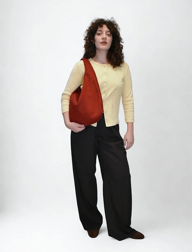 HVISK - HAZE BRAIDED NEOPRENE - tote bags - 494 scarlet red - 4